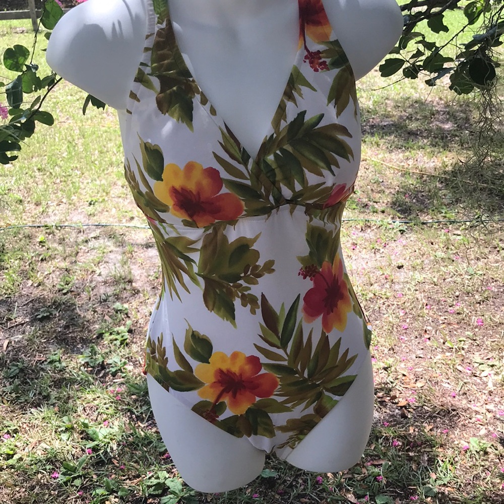 Beautiful Tropical Flowers Swimsuit